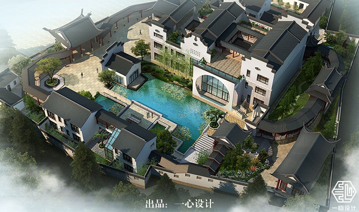 中式民宿，中式別墅設計的一些理念特點